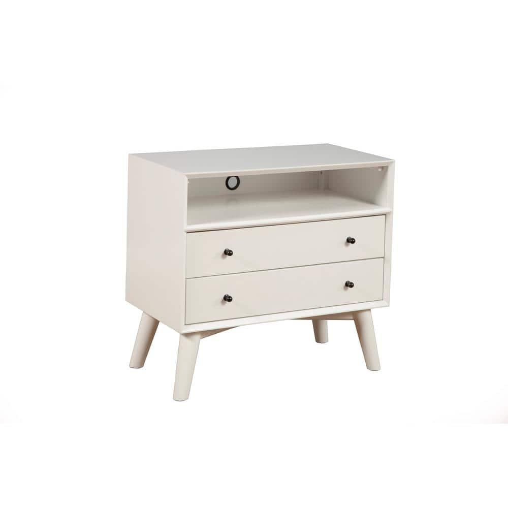 Williams 2-Drawer Nightstand with Shelf