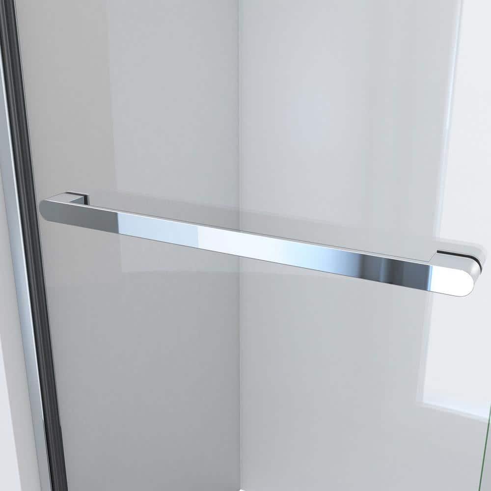 Charisma-X 44" W x 76'' H Bypass Semi-Frameless Shower Door with ClearMax Glass Treatment Technology