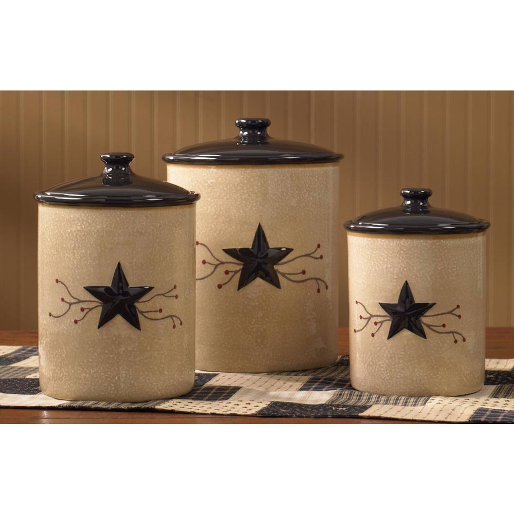Park Designs Star Vine Canister Set of 3