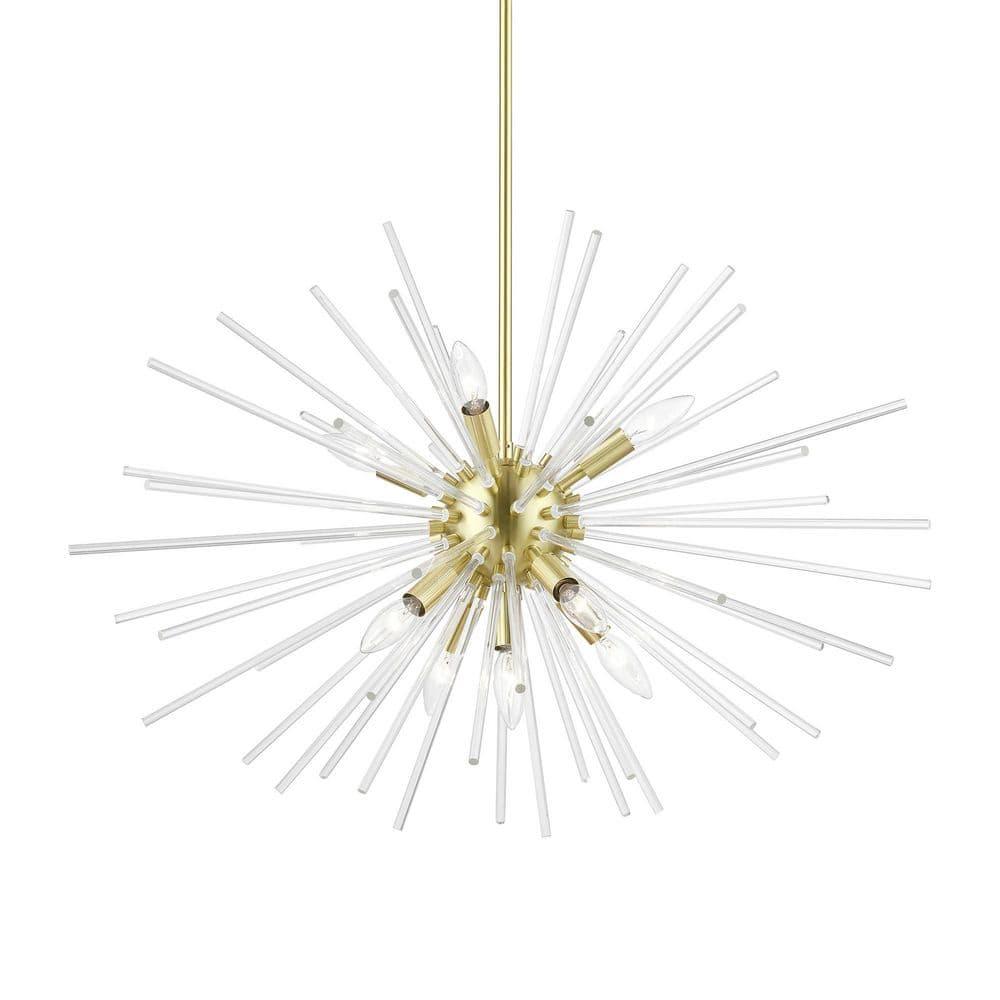 Livex Lighting Utopia 9 - Light Pendant in  Satin Brass