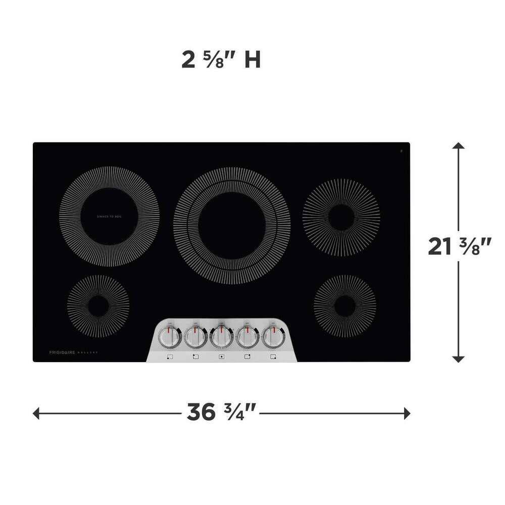 36.75"" Electric Cooktop with 5 Elements