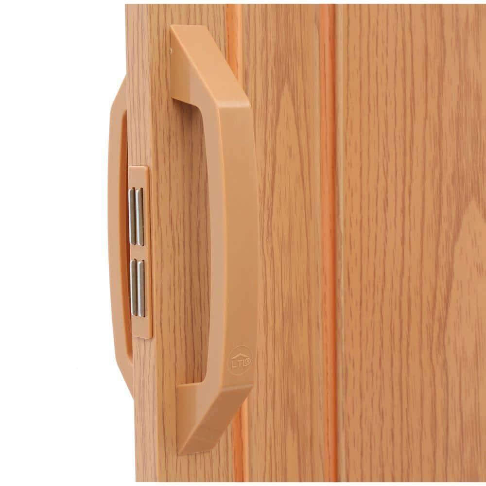 Folding Closet Door, Oak Vinyl, 32-36 x 80-In.