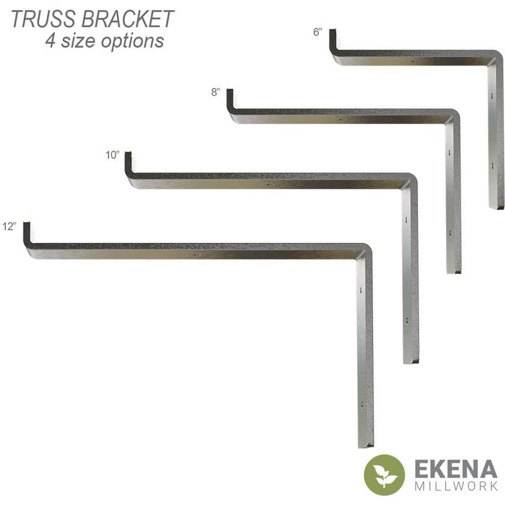 Ekena Millwork Steel Truss Shelf Bracket