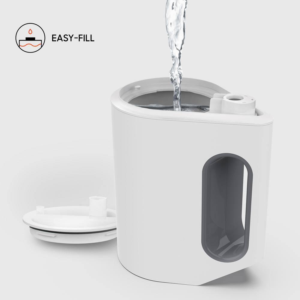 Sharper Image Mist Eight 0.65 Gallons Cool Mist Ultrasonic Tabletop Humidifier