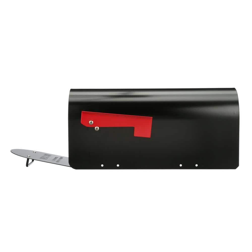 Architectural Mailboxes Ironside Post Mount Mailbox Black