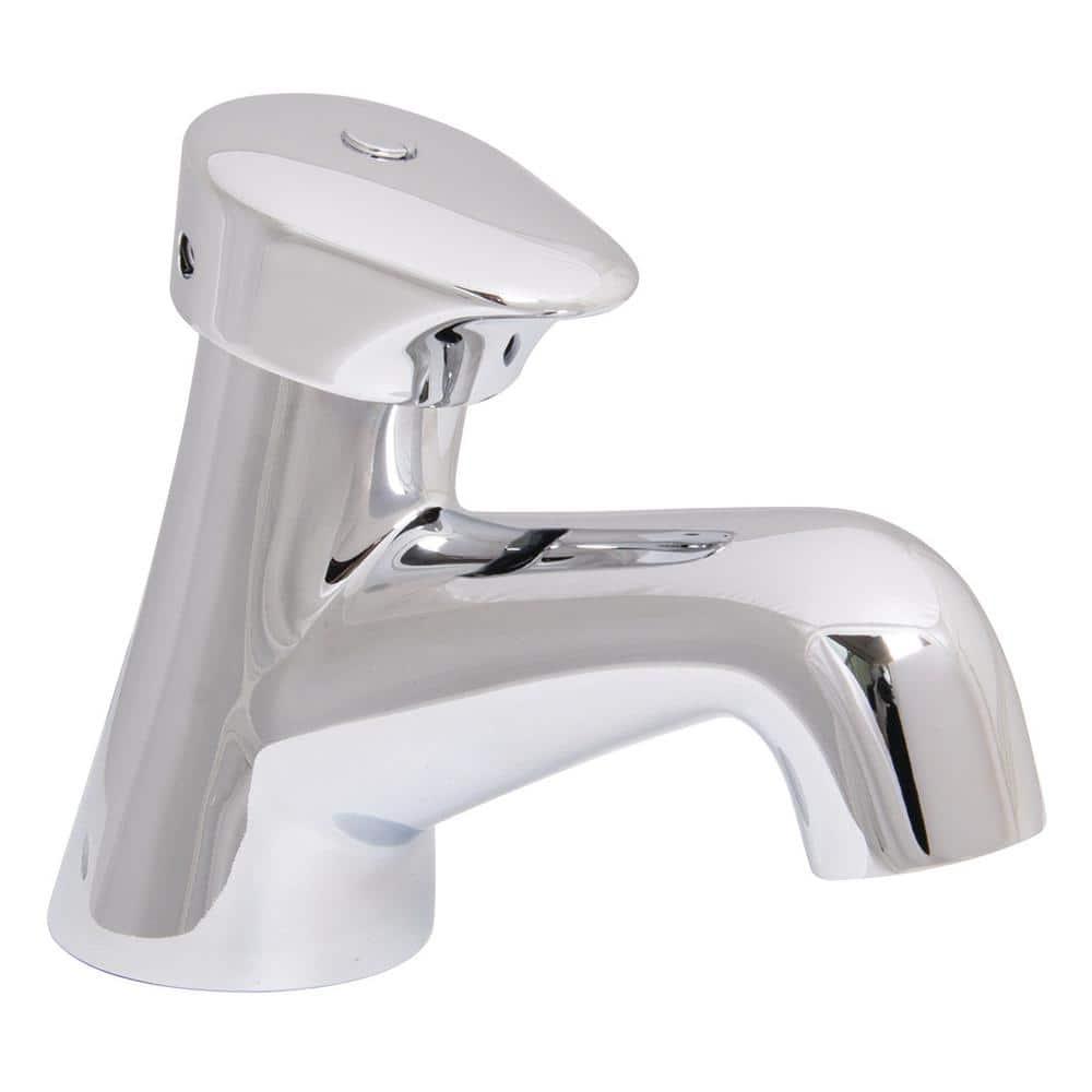 Easy-Push Single Hole Bathroom Faucet