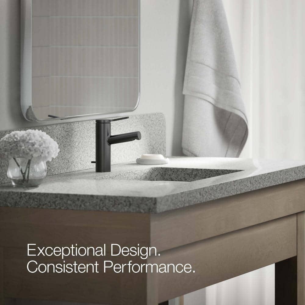 Kohler Elate Single-Handle Bathroom Faucet with Pop-Up Drain Assembly, One Hole Bathroom Sink Faucet, 1.2 gpm