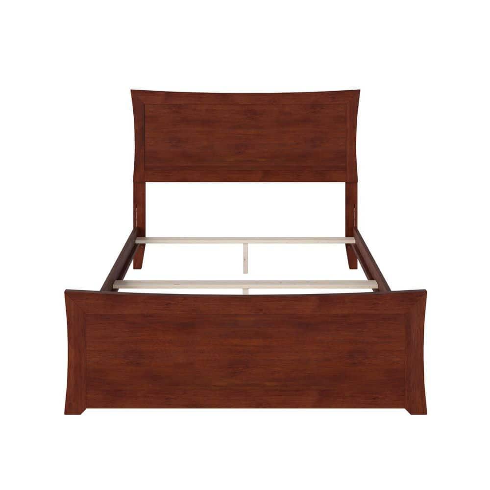 AFI Furnishings Metro Low Profile Solid Wood Platform Bed with Matching Footboard