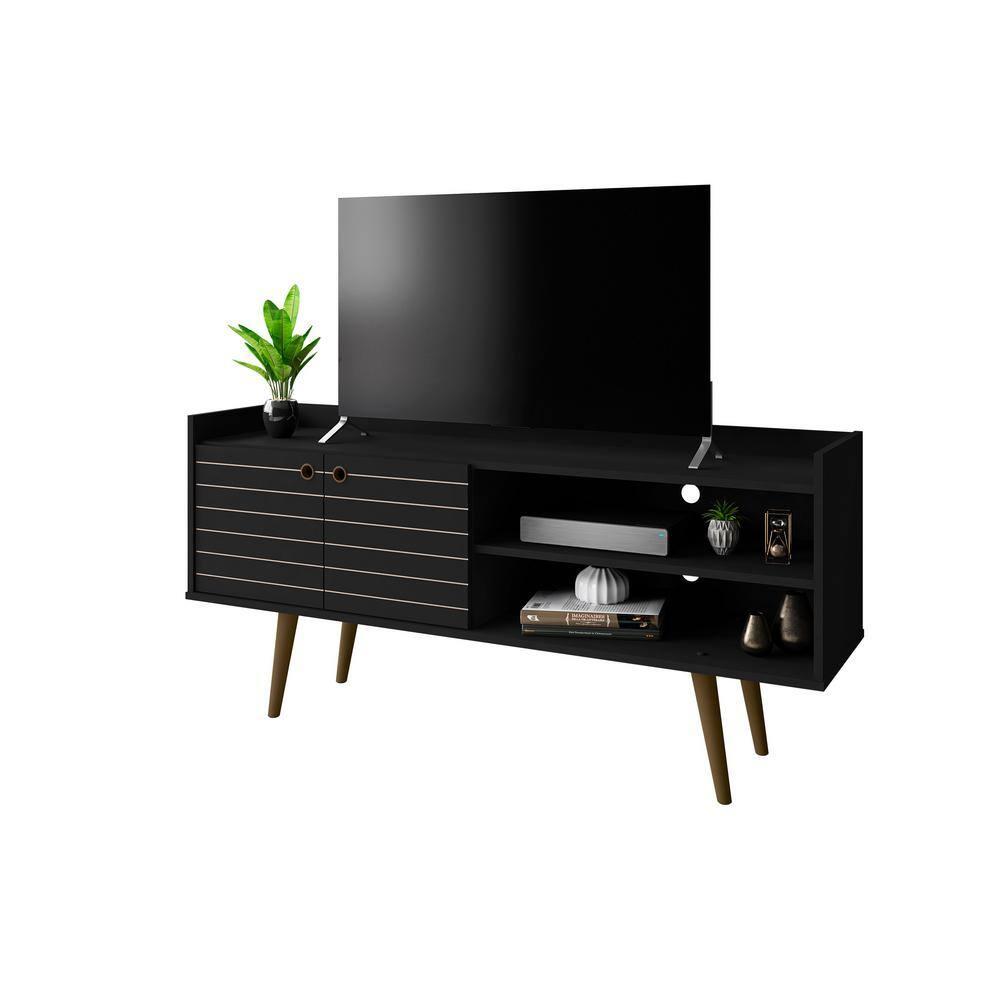 Bogart 53.54" Mid-Century Modern TV Stand  and Nature