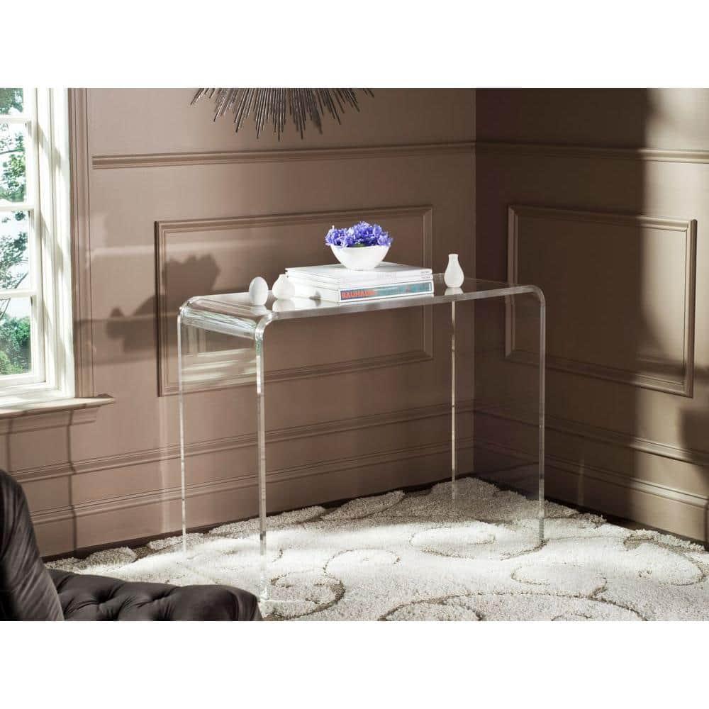 Atka Acrylic Console Table - FOX6016A - Clear - Safavieh Couture