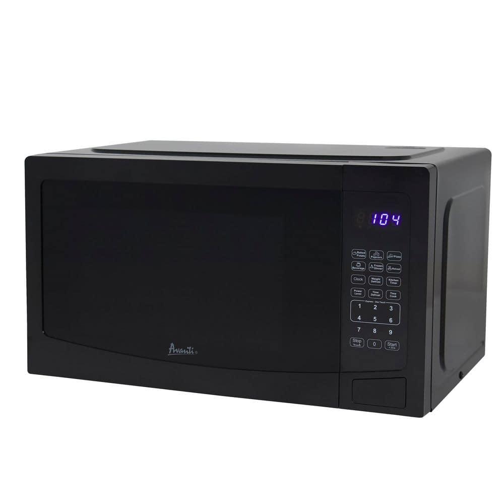 Avanti 1.1 cu ft Black Microwave 1000 W