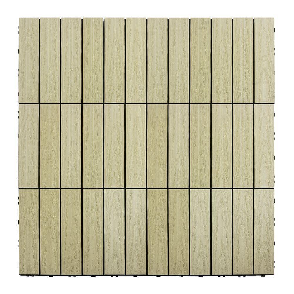 UltraShield Naturale Composite 12" x 12" Interlocking Deck Tile