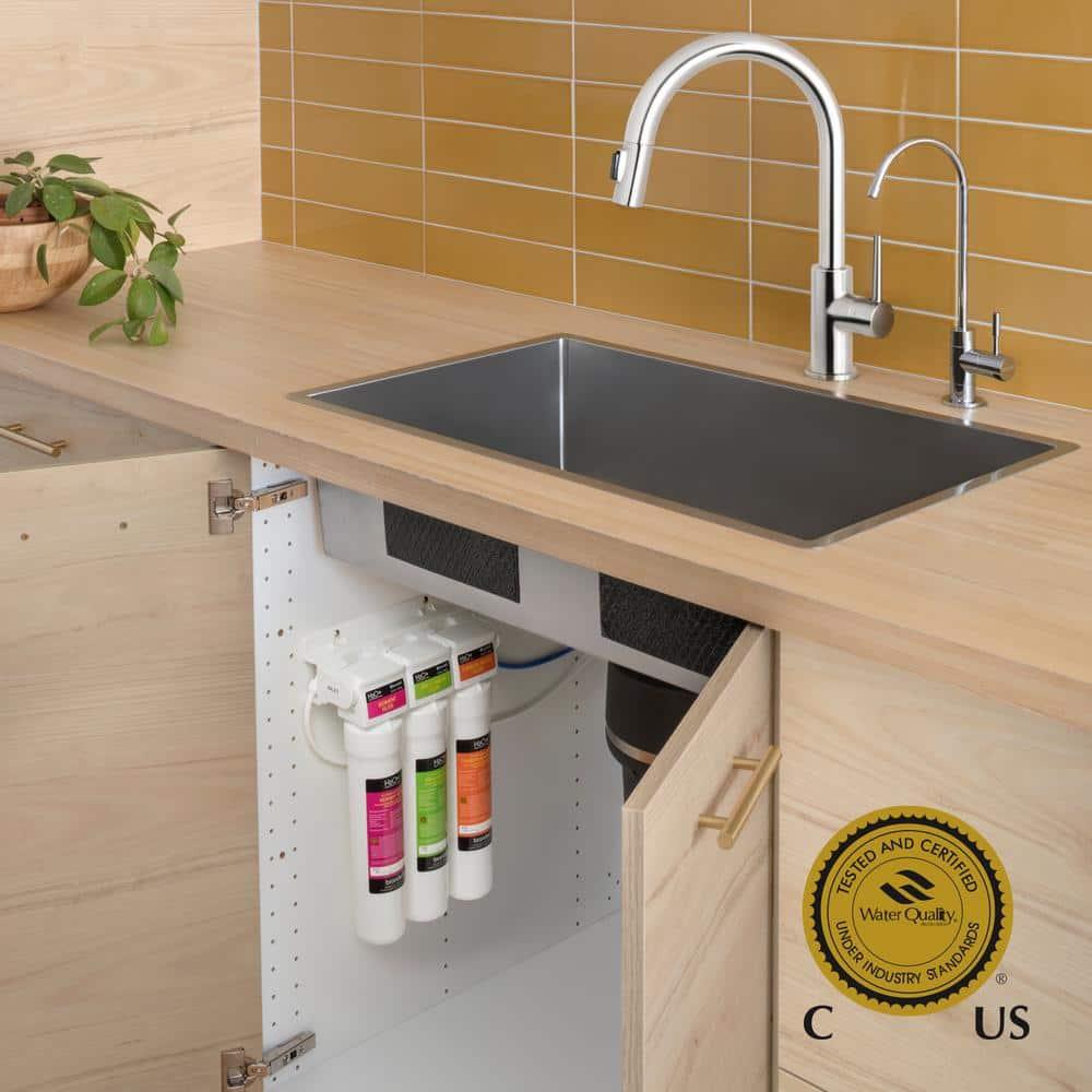 H2O+ Coral Three-Stage Undercounter Water Filter System
