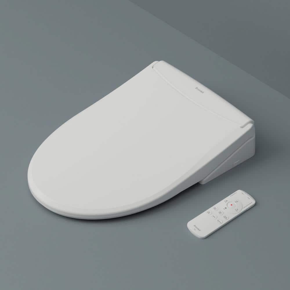 Brondell T44-EW Swash Thinline T44 Luxury Bidet Toilet Seat with Remote Control, White