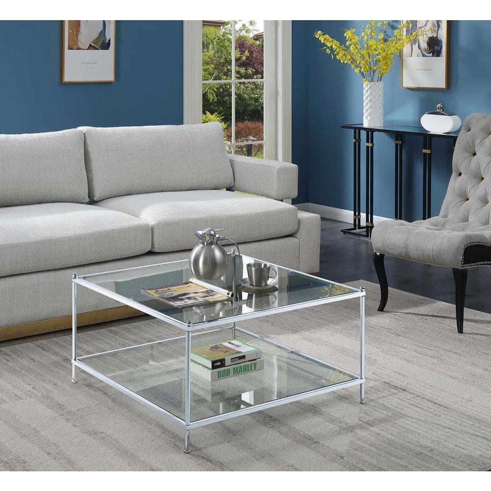 Convenience Concepts Royal Crest Square Coffee Table