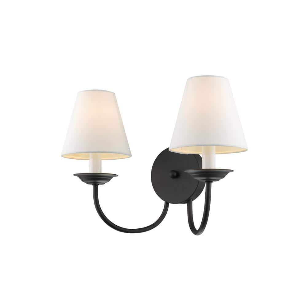 Livex Lighting Mendham 2 - Light Wall Light in  Black