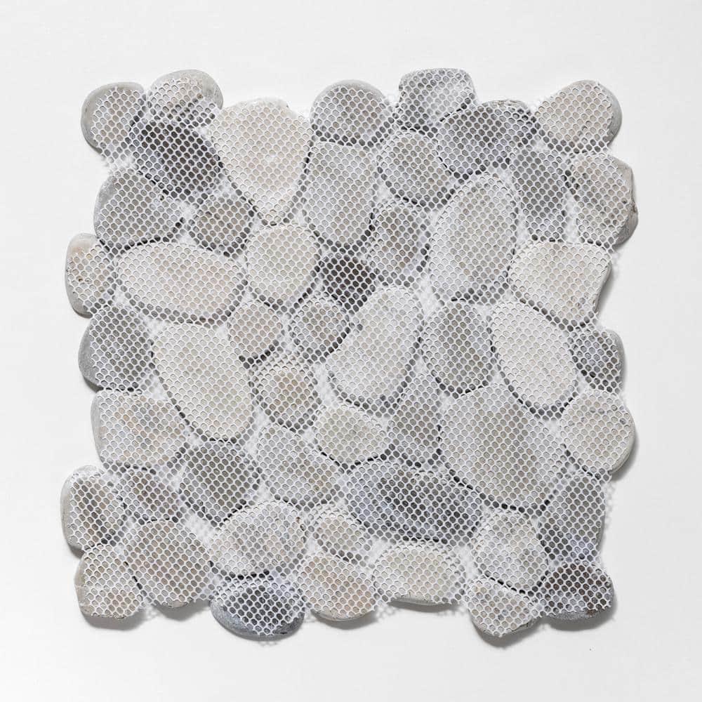 Sliced Pebble Mosaic Wall & Floor Tile