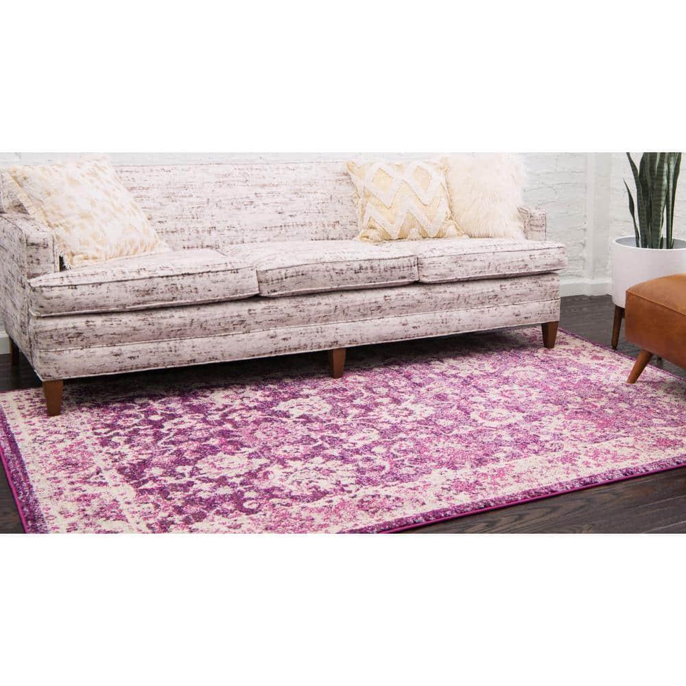 Penrose Krystle Purple 8 ft. x 10 ft. Area Rug