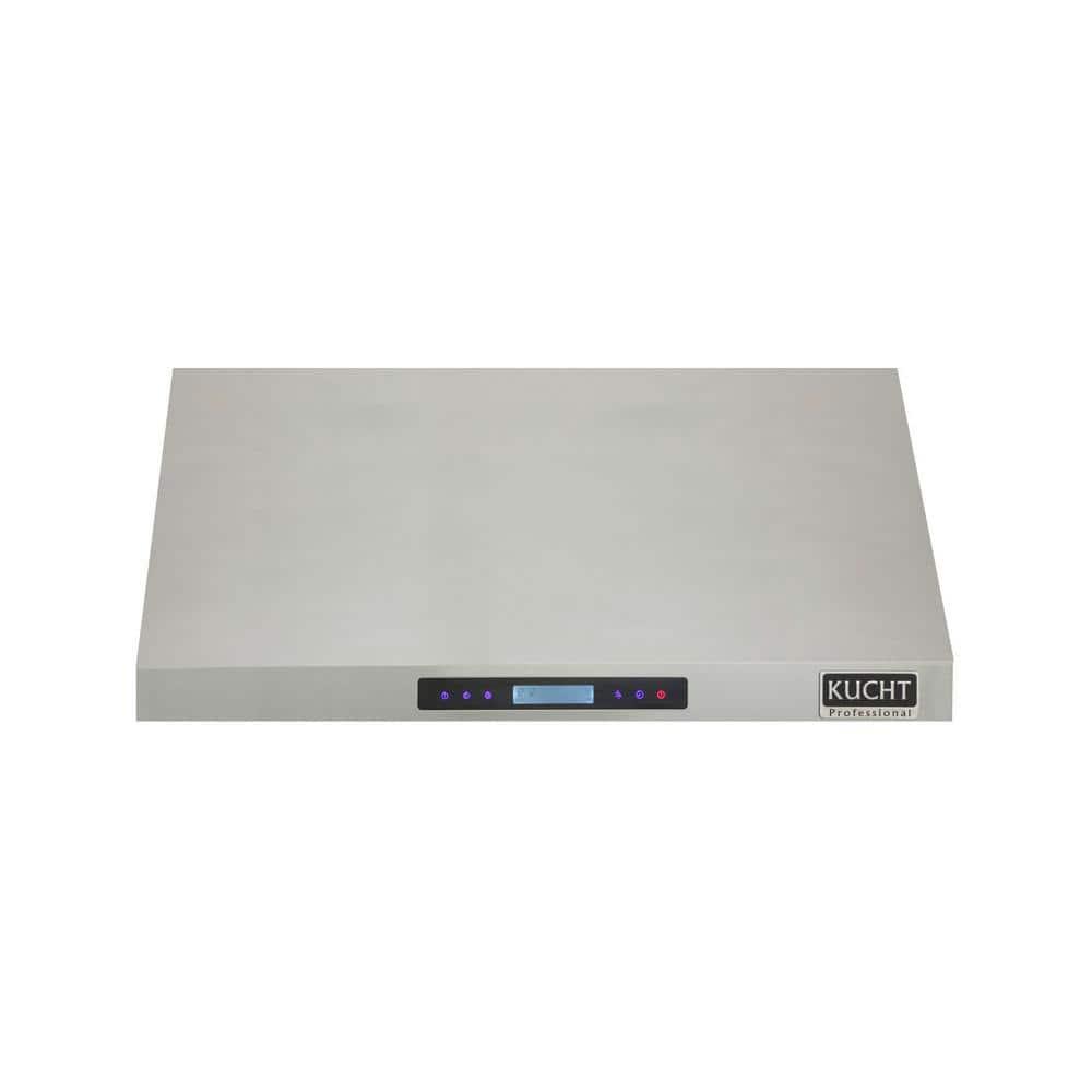 Kucht 36" Stainless Steel 900 CFM Ducted (Vented) Under Cabinet Range Hood with Baffle Filter