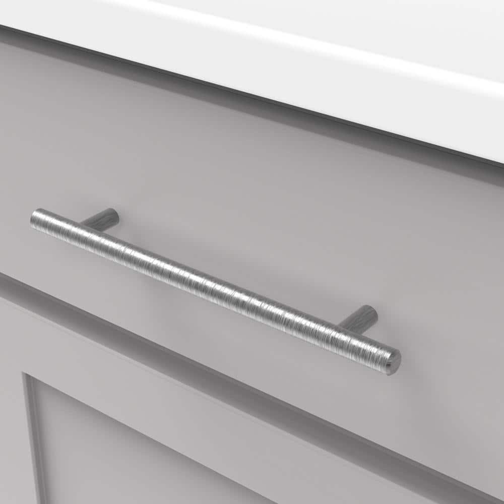 Bar Pull Kitchen Cabinet Handles, Solid Core Drawer Pulls for Cabinet Doors, 6-5/16" (160mm)