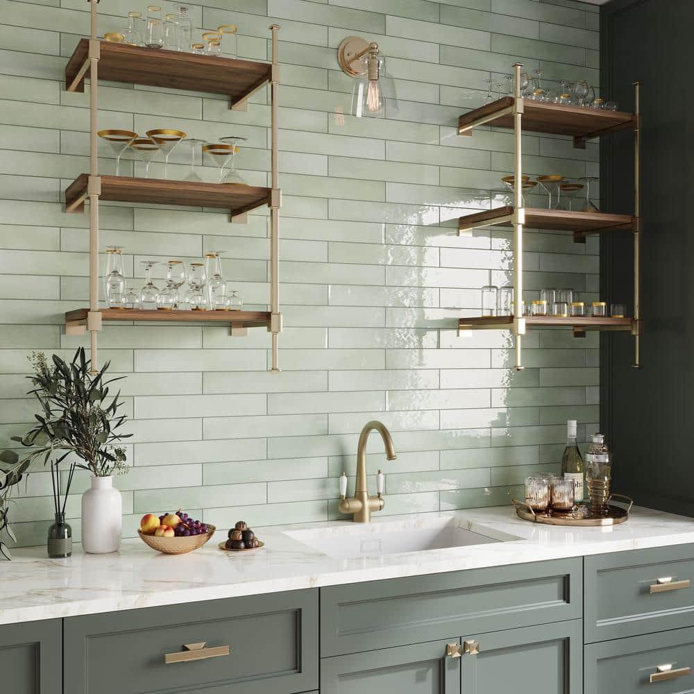 2.56'' W x 15.75'' L Ceramic Subway Singular Tile