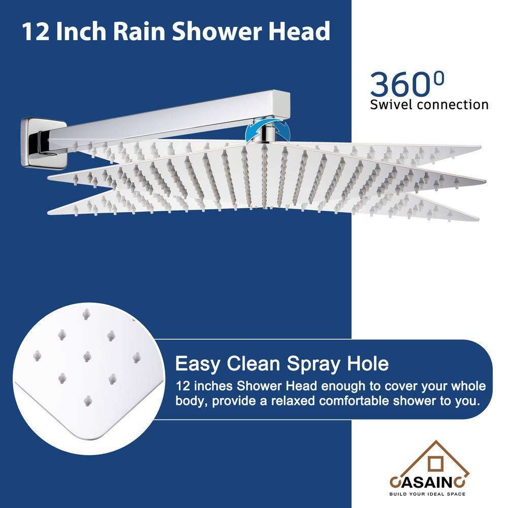 Shower Faucets & Systems All-In-One Kit with Rough in-Valve
