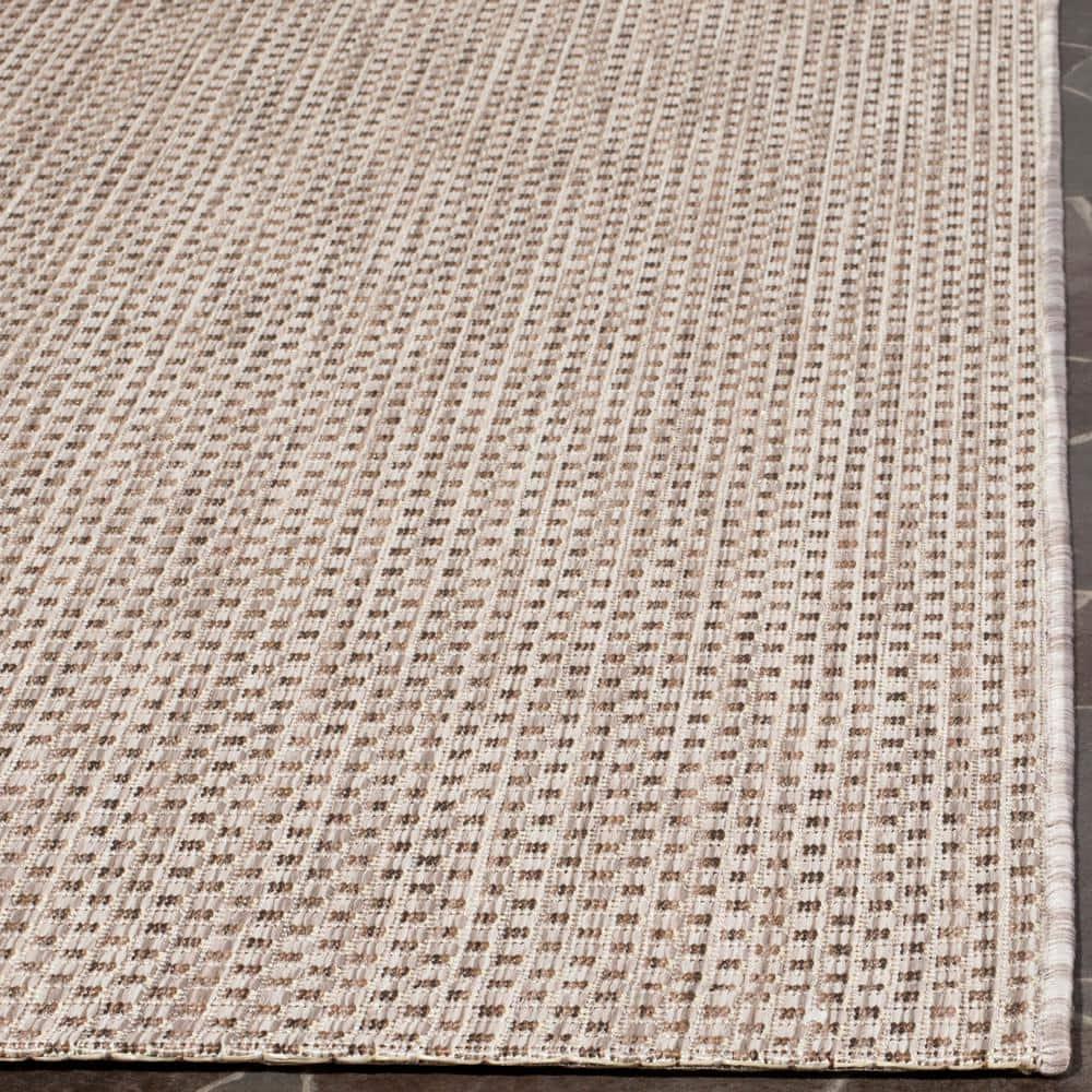 Courtyard CY8521 Power Loomed Indoor/Outdoor Area Rug - Beige/Brown - 4'x5'7" - Safavieh.