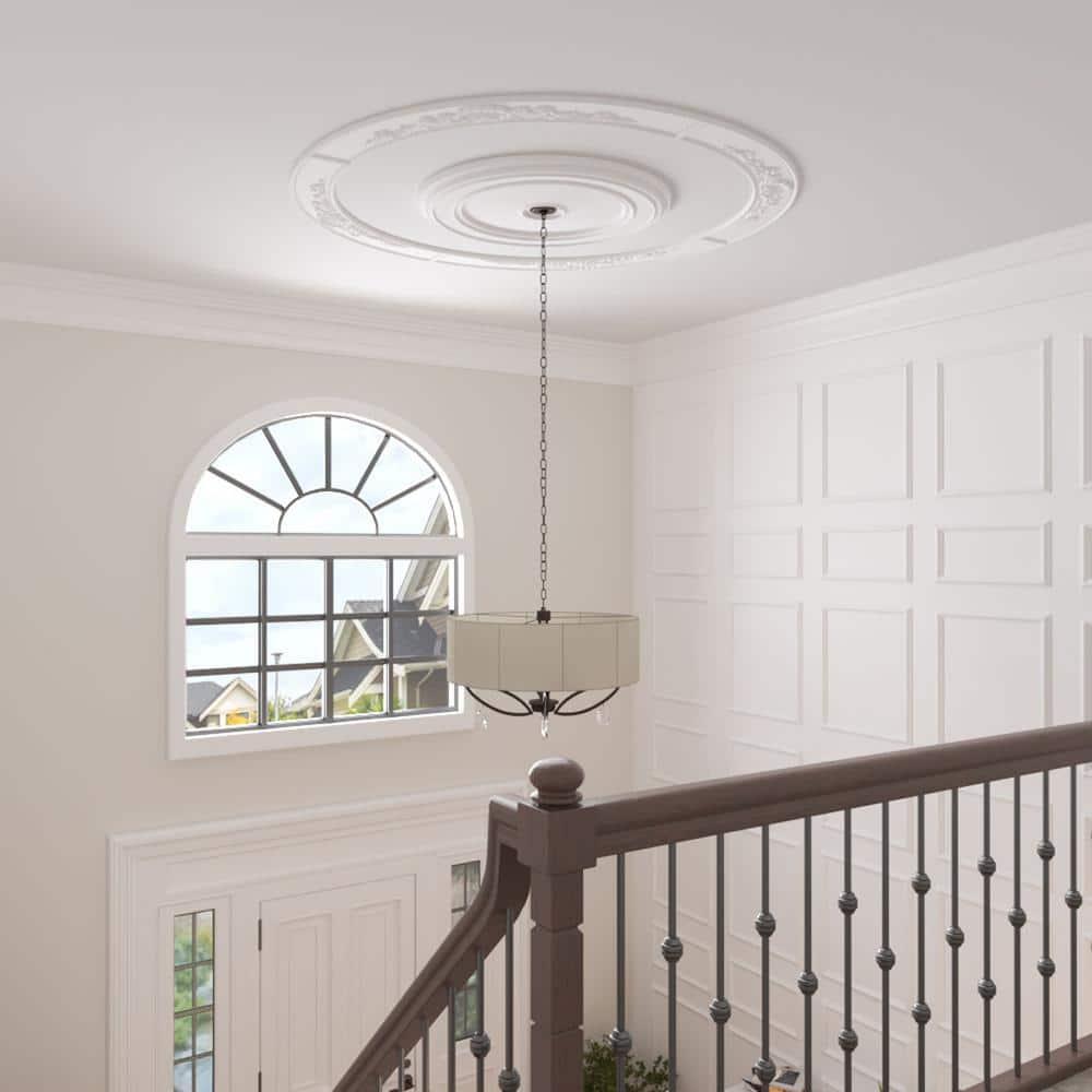 Ekena Millwork 78 1/8"OD x 64 7/8"ID x 6 5/8"W x 1"P Shell Ceiling Ring Kit