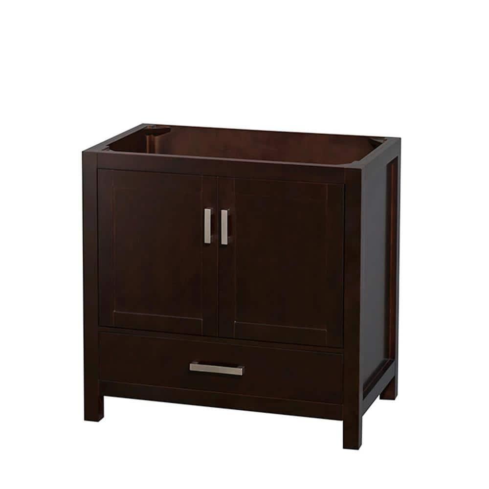 Wyndham Collection Sheffield 35" Freestanding Single Vanity Base Only