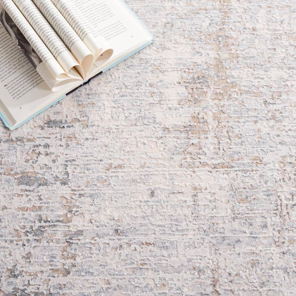 Marmara MRM312 Power Loomed Runner Rug - Gray/Beige Blue - 2'x8' - Safavieh.