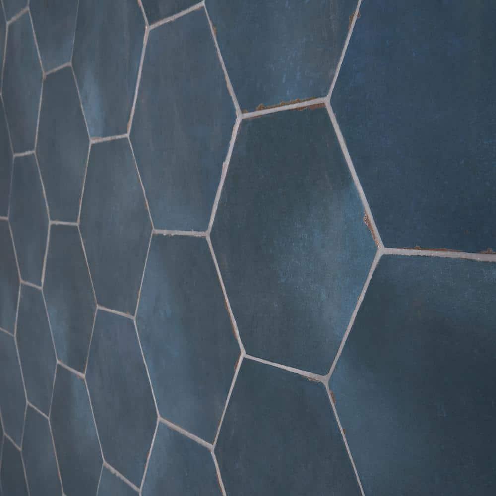Bond Tile Palo Alto Hex 6" Hexagon Handmade Look Porcelain Floor and Wall Tile (5.38 Sq. Ft. / Case)