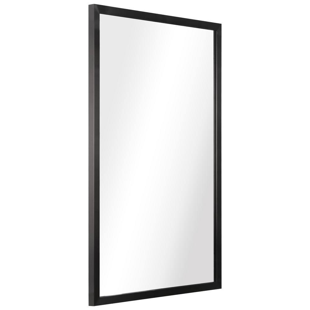 Empire Art Direct Contempo Stainless Steel Gold Wall Mirror Brushed Black 24" x 36" Black