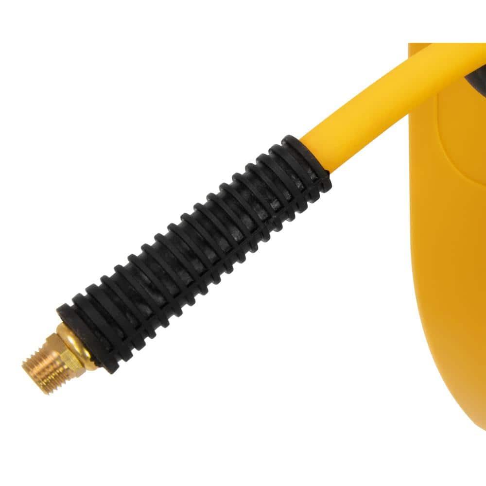 DEWALT 3/8 in. x 50 ft. Enclosed Air Hose Reel, Automatic, Retractable Air Hose Reel, 300 PSI MAX, Durable Retractable Air Hose for Efficient Use in Workshops and Garages