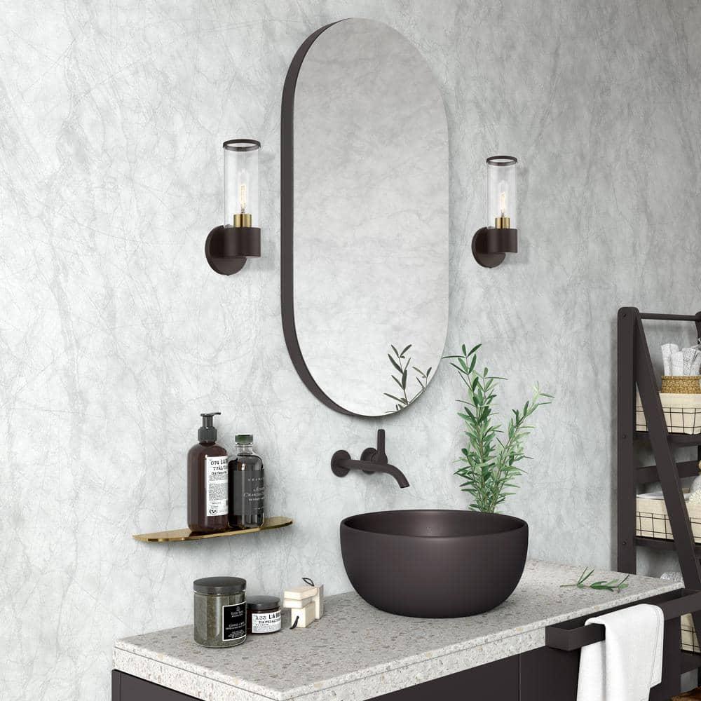 Livex Lighting Banca 1 - Light Sconce in  Bronze/Antique Brass