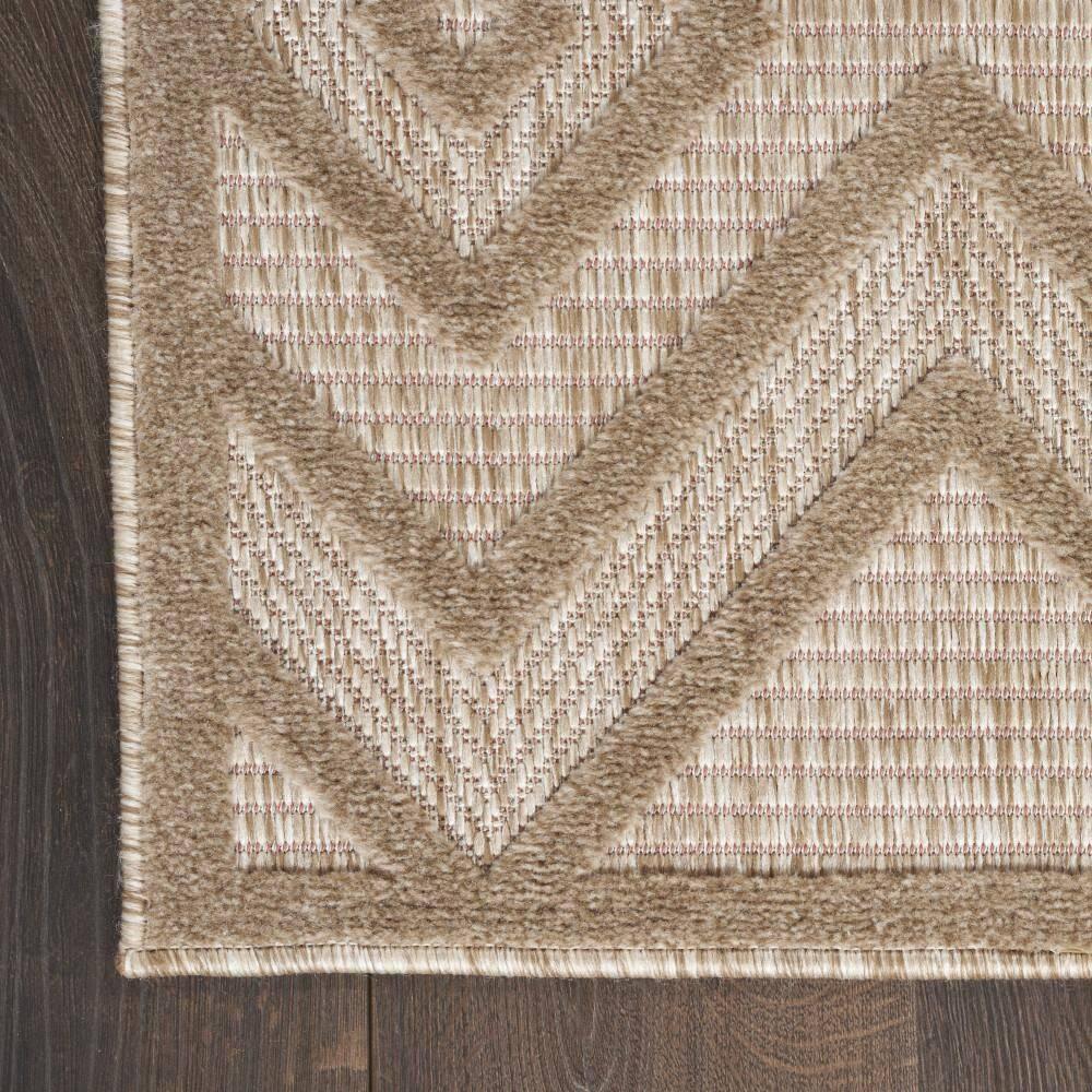 Nourison Versatile 9' x 12' Natural Beige Modern Indoor/Outdoor Rug