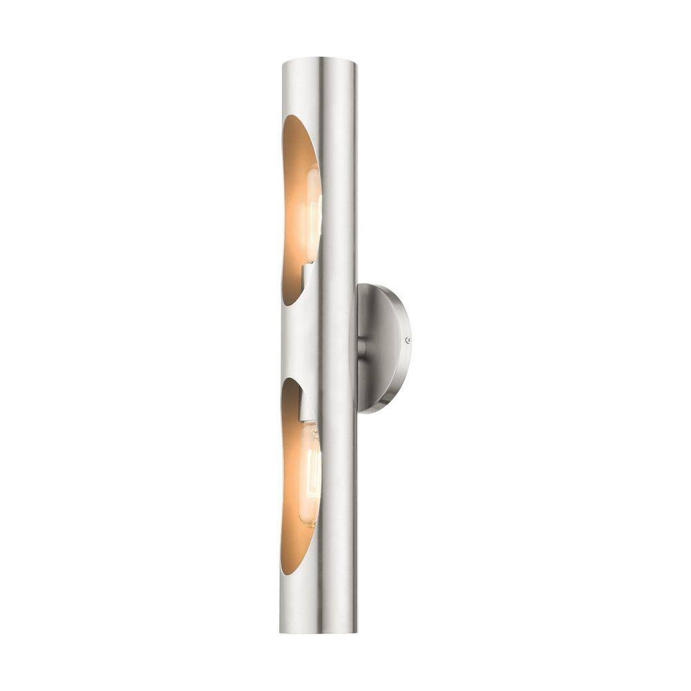 Livex Lighting Novato 2 - Light Wall Light in  Brushed Nickel