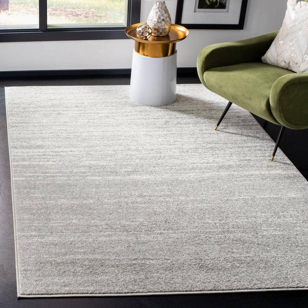 Adirondack ADR113 Machine Made Indoor Area Rug - Light Grey/Grey - 4'x6' - Safavieh