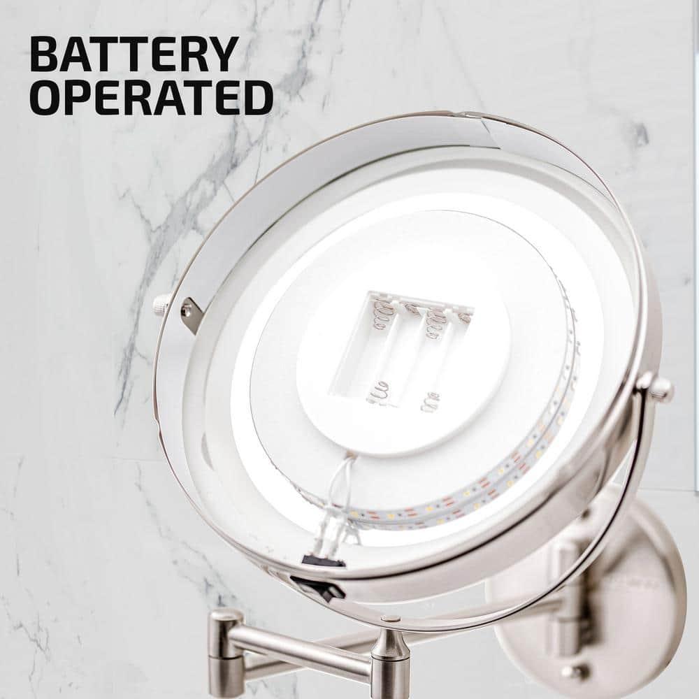 Ovente Concave LED Wall Mirror