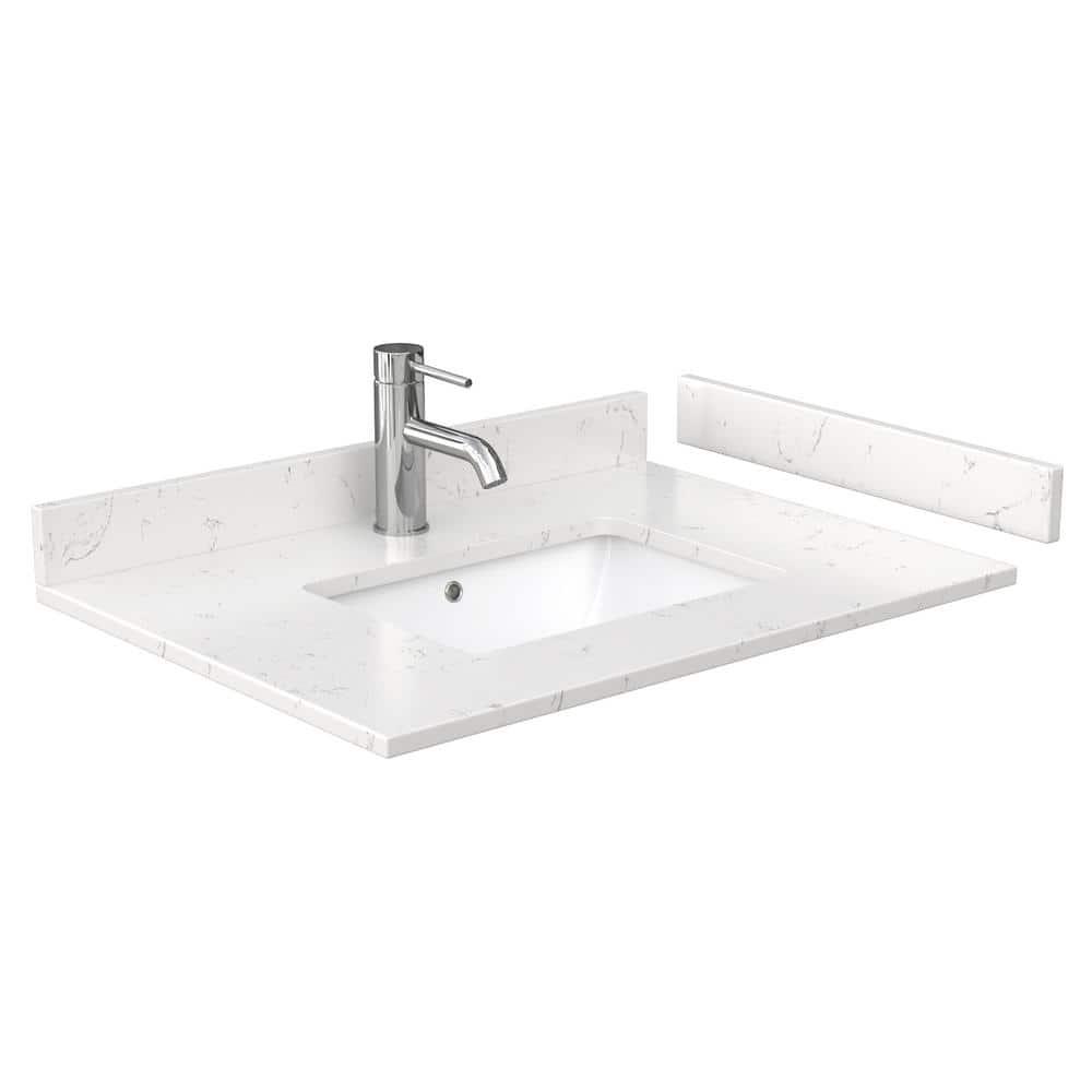 Sheffield 30" Freestanding Single Bathroom Vanity with Cultured Marble Top with Medicine Cabinet