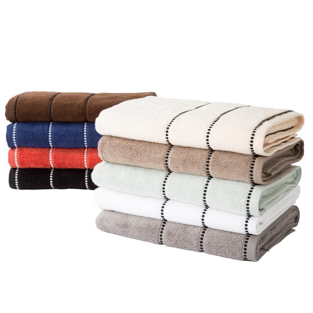 12-Piece Cotton Towel Set, Taupe
