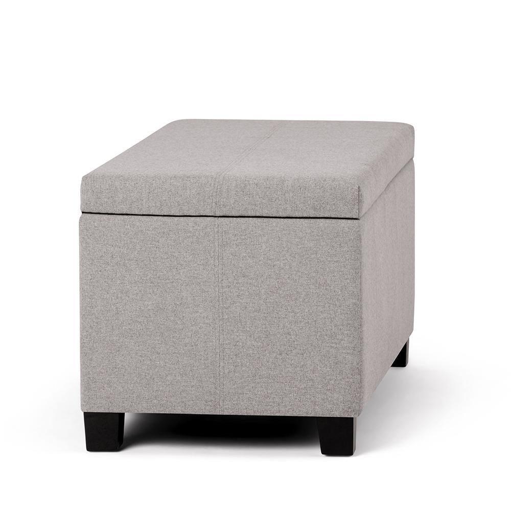 Dover Polyester Blend Upholstered Storage Bench