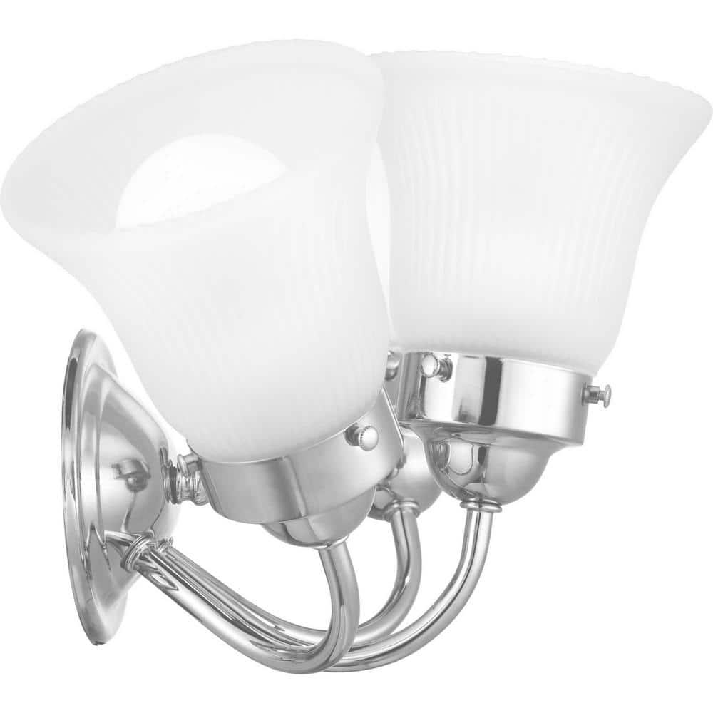 Fluted Glass Collection Three-Light Bath & Vanity