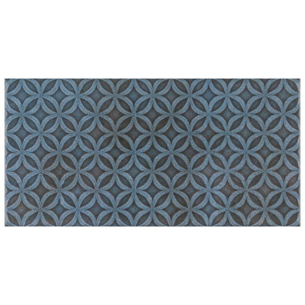 Merola Tile Camden 4" x 8" Ceramic Patterned Subway Wall Tile