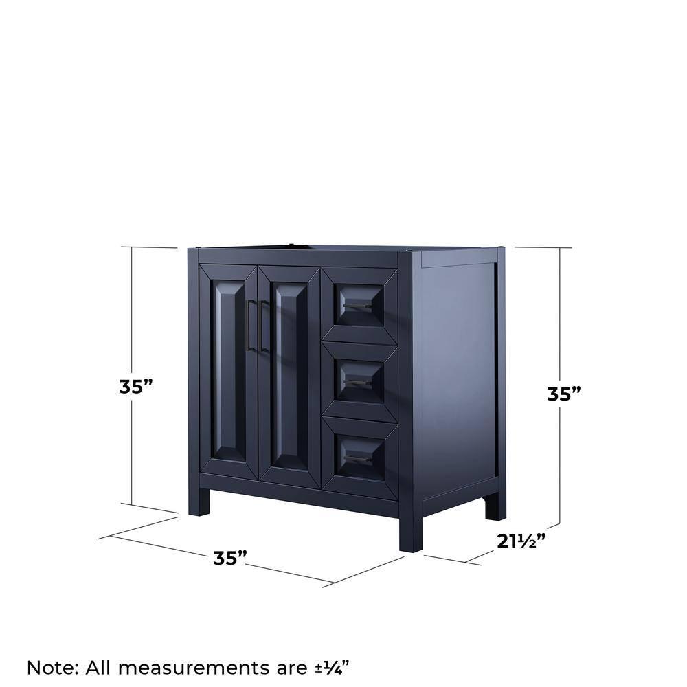 Daria 35" Single Bathroom Vanity Base Only