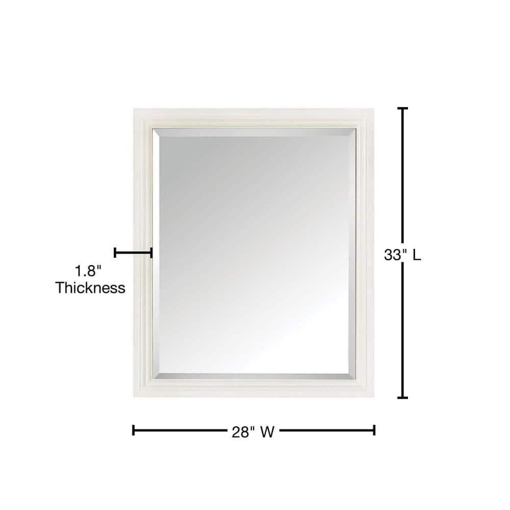 Avanity Thompson-M28 Thompson 28" W X 33" H Rectangular Framed Bathroom Wall Mirror -