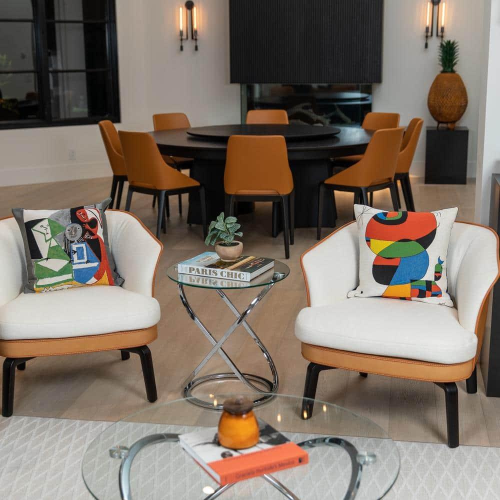 Etta Avenue™ Dimitri Glass Top End Table