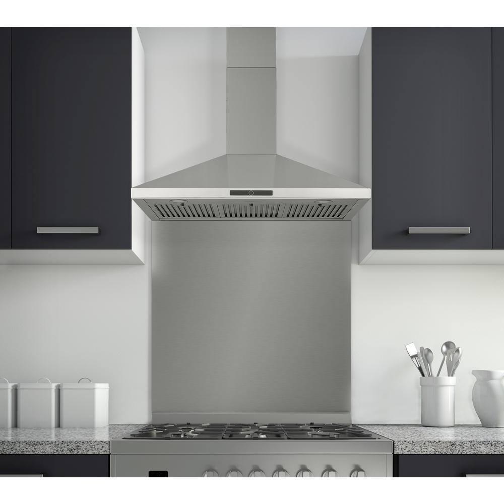 Ancona 36" Stainless Steel 600 CFM Convertible Wall Range Hood with Baffle Filter