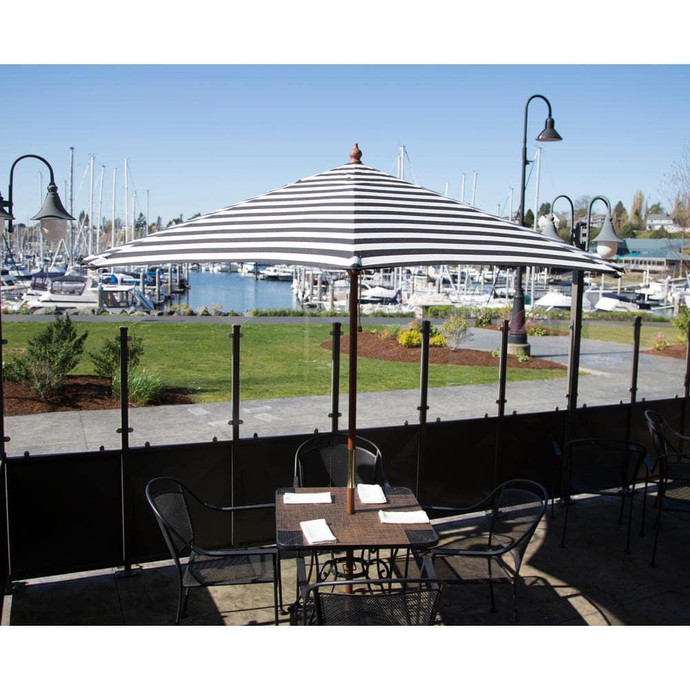 Heininger Holdings LLC 9' Classic Wood Market Umbrella