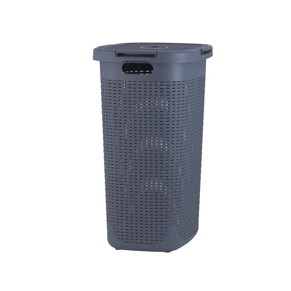 Rebrilliant Plastic Laundry Hamper with Handles
