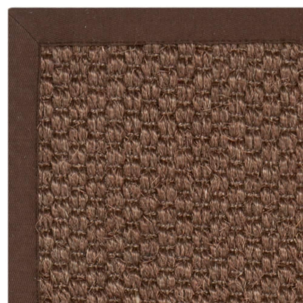 Natural Fiber NF525 Power Loomed Indoor Runner Rug - Chocolate - 2'x8' - Safavieh.